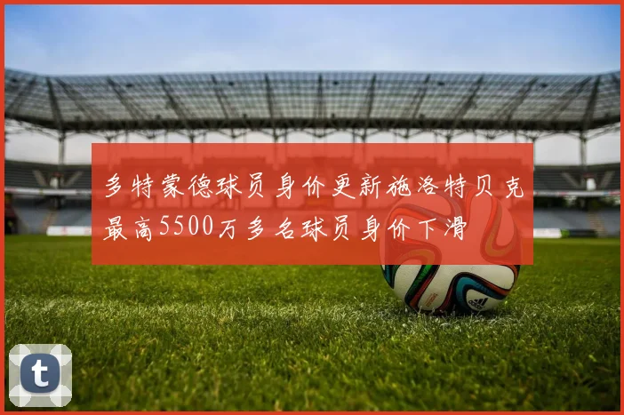 多特蒙德球员身价更新施洛特贝克最高5500万多名球员身价下滑